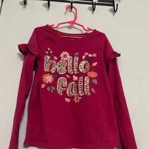 Hello fall long sleeve t-shirt